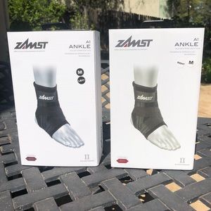 Zamst left and right ankle braces
